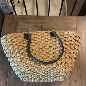 J. Crew Straw Pool / Beach Bag